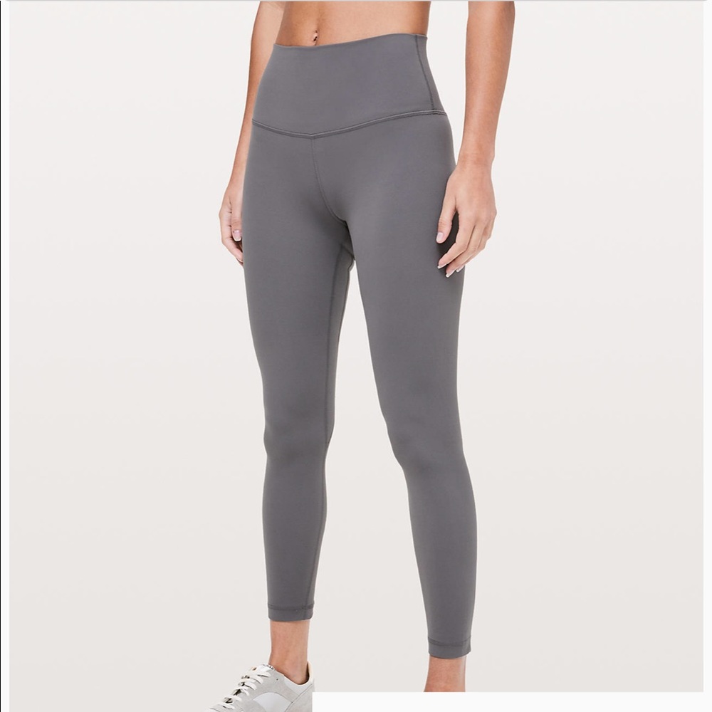 Lululemon 21” titanium align pants size 4